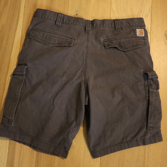 Carhartt Rugged Flex Canvas Cargo Work Shorts Size 38 - Picture 2 of 6